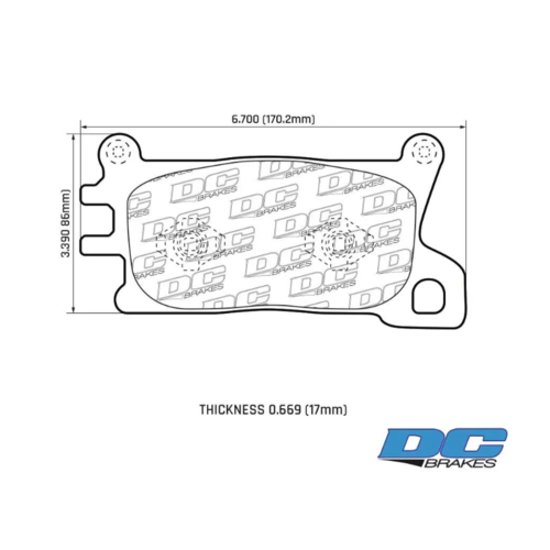 DC brakes Street STRS+ Передние тормозные колодки для Genesis G80/G90/GV70/GV80 (под 360x34мм/380x34мм диск) DC brakes Street STRS+ Передние тормозные колодки для Genesis G80/G90/GV70/GV80 (под 360x34мм/380x34мм диск)