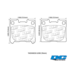 DC Brakes RT2 задние тормозные колодки для Toyota Yaris GR (20+) DC Brakes RT2 задние тормозные колодки для Toyota Yaris GR (20+)