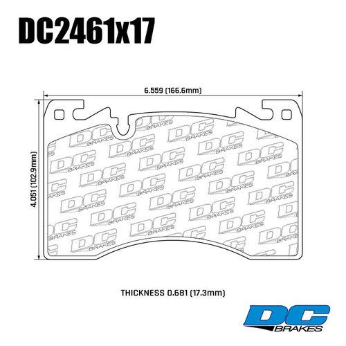 DC Brakes Street HD+ передние тормозные колодки для Range Rover (21+)/Sport (22+) (под 380мм диск)