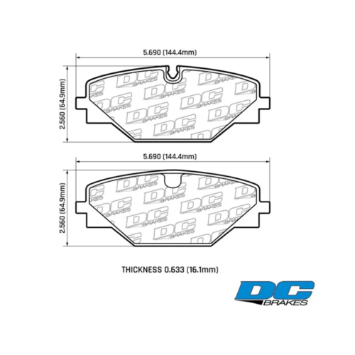 DC Brakes Street HD+ задние тормозные колодки для Range Rover (21+)/Sport (22+) (под 355/370мм диск)