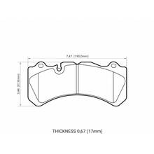 DC Brakes Street STRS+ тормозные колодки для Brembo 6 поршней тип J, N / Porsche 911 (997)
