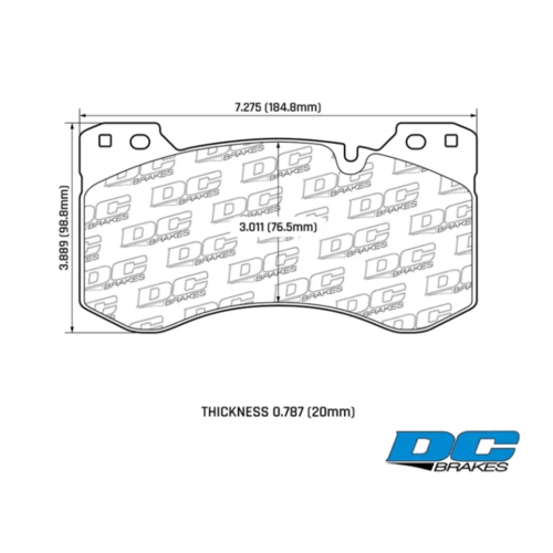 DC Brakes R24 передние тормозные колодки для BMW M3/M4 (G80/G82/G83)