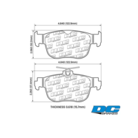 DC Brakes Street STR.S+ задние тормозные колодки для Skoda Octavia (A8)/Karoq/Audi Q2/Leon (KL) (под 272мм диск)