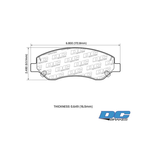DC brakes Street HD+ передние тормозные колодки для для Tank 500 (под 303мм диск) DC brakes Street HD+ передние тормозные колодки для для Tank 500 (под 303мм диск)