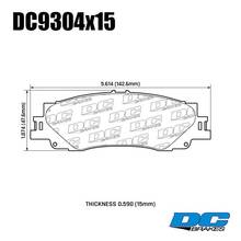 DC Brakes RT2 задние тормозные колодки для Toyota Land Cruiser 300