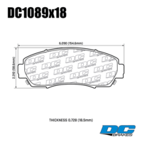DC Brakes Street HD+ передние тормозные колодки для Honda Crosstour/Acura TLX/RDX/Haval F7/Chery Tiggo 8 Pro Max/Exeed TXL
