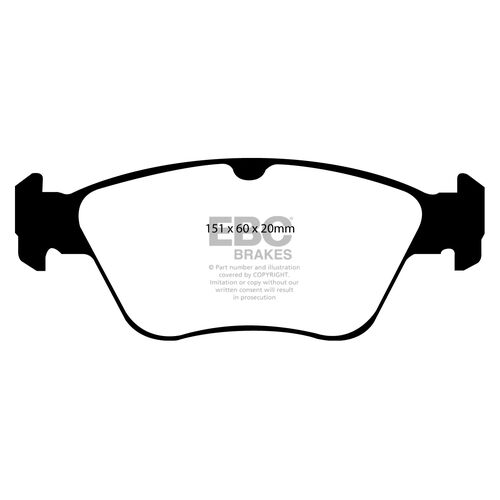 EBC Ultimax передние тормозные колодки DP1055