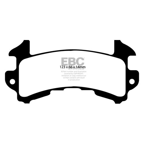 EBC Ultimax передние тормозные колодки DP1146