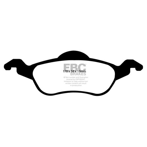 EBC Ultimax передние тормозные колодки DP1185