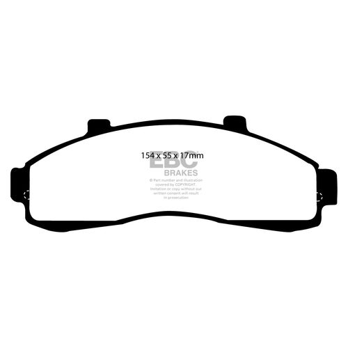 EBC Ultimax передние тормозные колодки DP1199