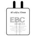 EBC Ultimax передние тормозные колодки DP120