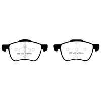 EBC Ultimax передние тормозные колодки DP1229