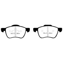EBC Ultimax передние тормозные колодки DP1229