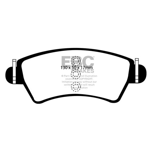 EBC Ultimax передние тормозные колодки DP1234