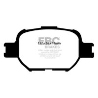 EBC Ultimax передние тормозные колодки для Toyota Celica ZT231/Verossa/Altezza (GXE10)/Will