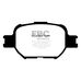 EBC Ultimax передние тормозные колодки для Toyota Celica ZT231/Verossa/Altezza (GXE10)/Will