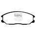 EBC Yellowstuff передние тормозные колодки для Hyundai Santa Fe/Grandeur/SSANGYONG Action/Kyron