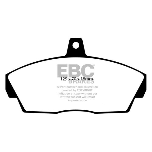 EBC Ultimax передние тормозные колодки DP1415