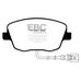 EBC Ultimax передние тормозные колодки для VW Polo (9N)/Skoda Fabia RS (6Y/5J)/Roomster/Seat Ibiza (6J/6L)/Cordoba (под 288мм диск)