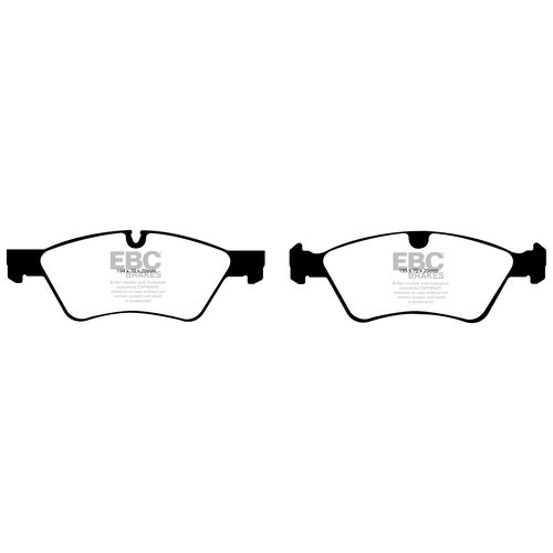 EBC Ultimax передние тормозные колодки для Mercedes E500/G55/GL500/ML500/R (w211/w463/w164/w251)
