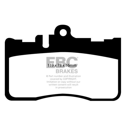 EBC Ultimax передние тормозные колодки для Lexus LS430 (00-06) (под 314мм диск) EBC Ultimax передние тормозные колодки для Lexus LS430 (00-06) (под 314мм диск)