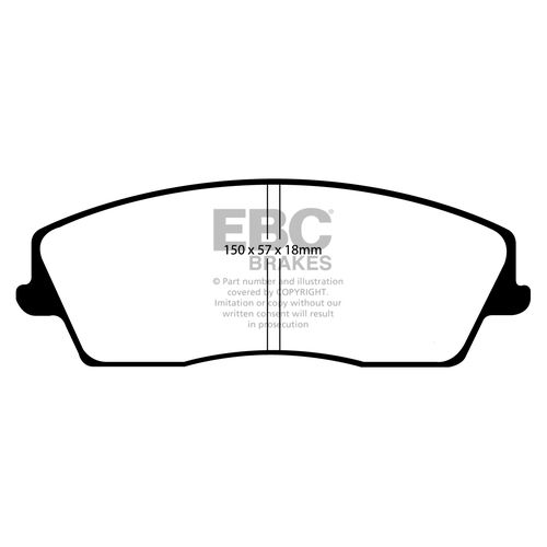 EBC Ultimax передние тормозные колодки DP1723