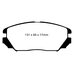 EBC Ultimax передние тормозные колодки DP1757 EBC Ultimax передние тормозные колодки DP1757