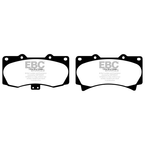 EBC Ultimax передние тормозные колодки DP1759