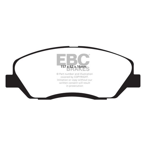 EBC Yellowstuff передние тормозные колодки Hyundai Santa-Fe/ Kia Sorento