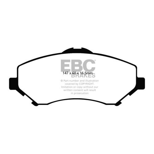 EBC Ultimax передние тормозные колодки DP1798