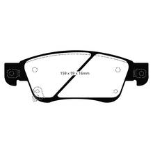 EBC Redstuff передние тормозные колодки для INFINITI Q60/G37/EX37/Skyline V36 (под 330мм диск)