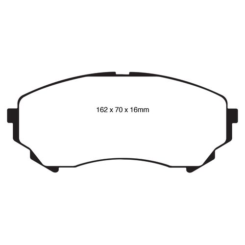 EBC Ultimax передние тормозные колодки DP1828