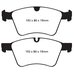 EBC Redstuff передние тормозные колодки для Mercedes ML500/GL350-500/R500 (w164/x164/w251) (под 373мм диск) EBC Redstuff передние тормозные колодки для Mercedes ML500/GL350-500/R500 (w164/x164/w251) (под 373мм диск)