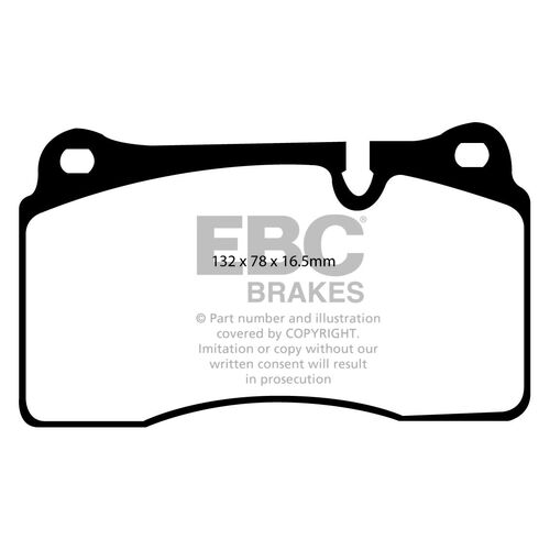 EBC Ultimax передние тормозные колодки для Range Rover/ Sport (05-09) (Brembo) (под 360мм диск)
