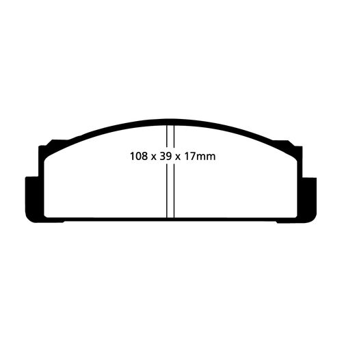 EBC Greenstuff передние тормозные колодки DP2116