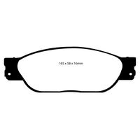EBC Greenstuff передние тормозные колодки DP21220/2