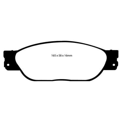 EBC Greenstuff передние тормозные колодки DP21220/2