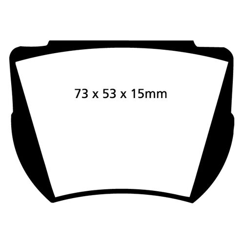 EBC Greenstuff передние тормозные колодки DP2141