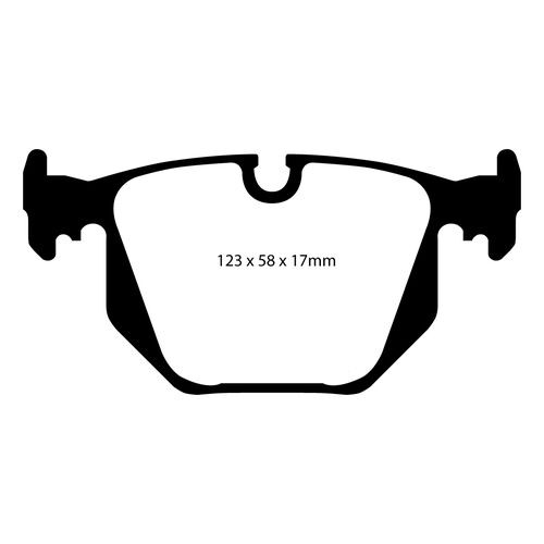 EBC Greenstuff задние колодки DP21450 EBC Greenstuff задние колодки DP21450