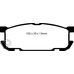 EBC Greenstuff задние тормозные колодки для Mazda MX5 Sport (mk2) (01-05)