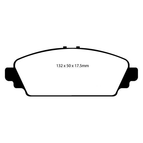 EBC Greenstuff передние тормозные колодки DP21544 EBC Greenstuff передние тормозные колодки DP21544