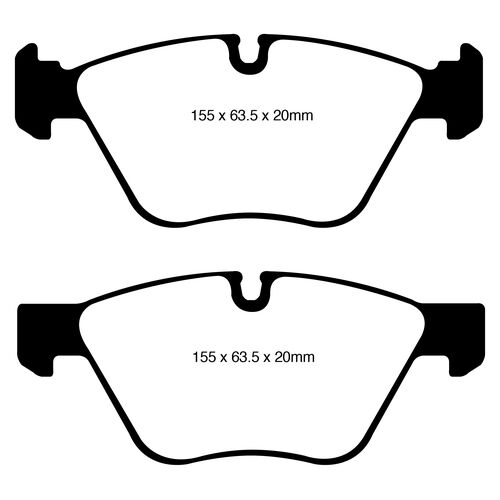 EBC Greenstuff передние тормозные колодки для BMW 123/130 (E82/E88/E87/E81)/Alpina D3 (E90) (под 330мм диск) EBC Greenstuff передние тормозные колодки для BMW 123/130 (E82/E88/E87/E81)/Alpina D3 (E90) (под 330мм диск)