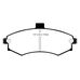 EBC Greenstuff передние тормозные колодки DP21670 EBC Greenstuff передние тормозные колодки DP21670