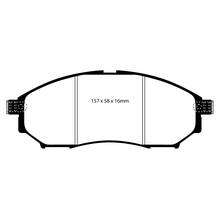 EBC Greenstuff передние тормозные колодки для INFINITI G/M/FX/EX/Murano (Скобы)
