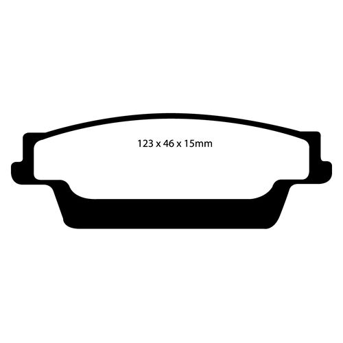 EBC Ultimax задние тормозные колодки для Cadillac CTS/SRX/STS 3.6/4.6L (Performance Package) (05-11)
