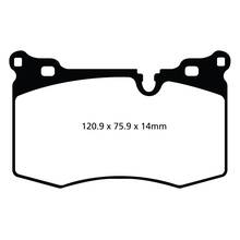 EBC Greenstuff передние тормозные колодки DP21854