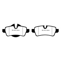 EBC Greenstuff задние тормозные колодки для Mini Cooper S/JCW (R55/R56/R57/R58) (под 259/280мм диск)