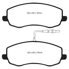 EBC Greenstuff передние тормозные колодки DP22062