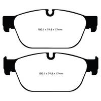 EBC Yellowstuff передние тормозные колодки для Peugeot RCZ/308/407/508/Citroen C5/C6/DS4/DS5 (под 340мм диск)