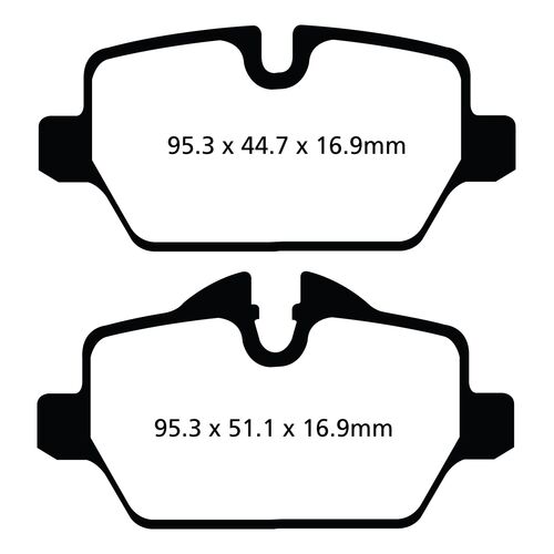 EBC Greenstuff задние тормозные колодки для Mini Countryman/Paceman Cooper/Cooper S/Turbo Works (R60/R61) EBC Greenstuff задние тормозные колодки для Mini Countryman/Paceman Cooper/Cooper S/Turbo Works (R60/R61)